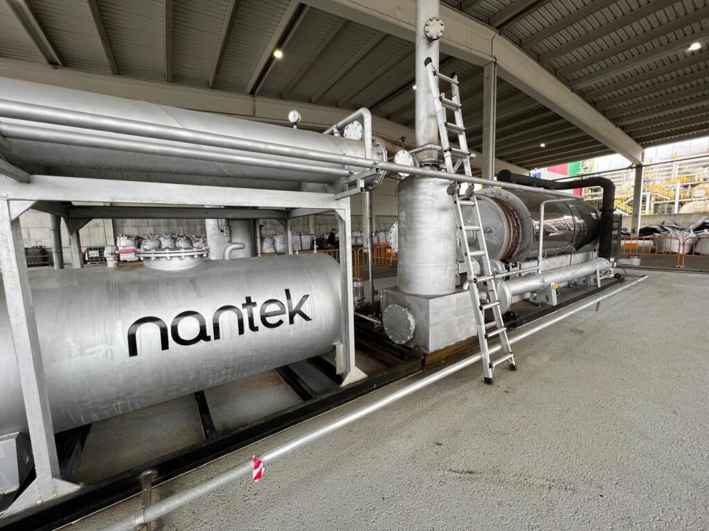 Planta de pirólisis de residuos plásticos de Nantek en Bilbao