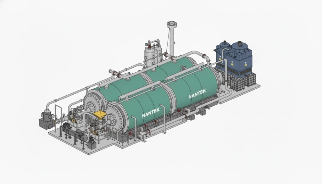 Usine de pyrolyse Nantek de 16 000 tonnes par an